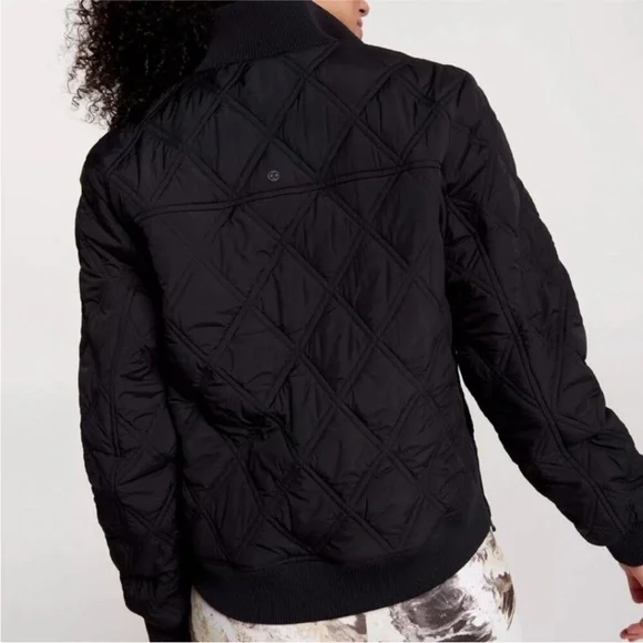 CALIA 1/2 Zip Quilted Bomber Pullover - Picture 2 of 7